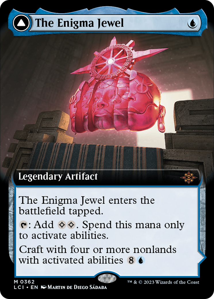 FOIL The Enigma Jewel (Extended Art) (LCI-362) - The Lost Caverns of Ixalan - Magic The Gathering