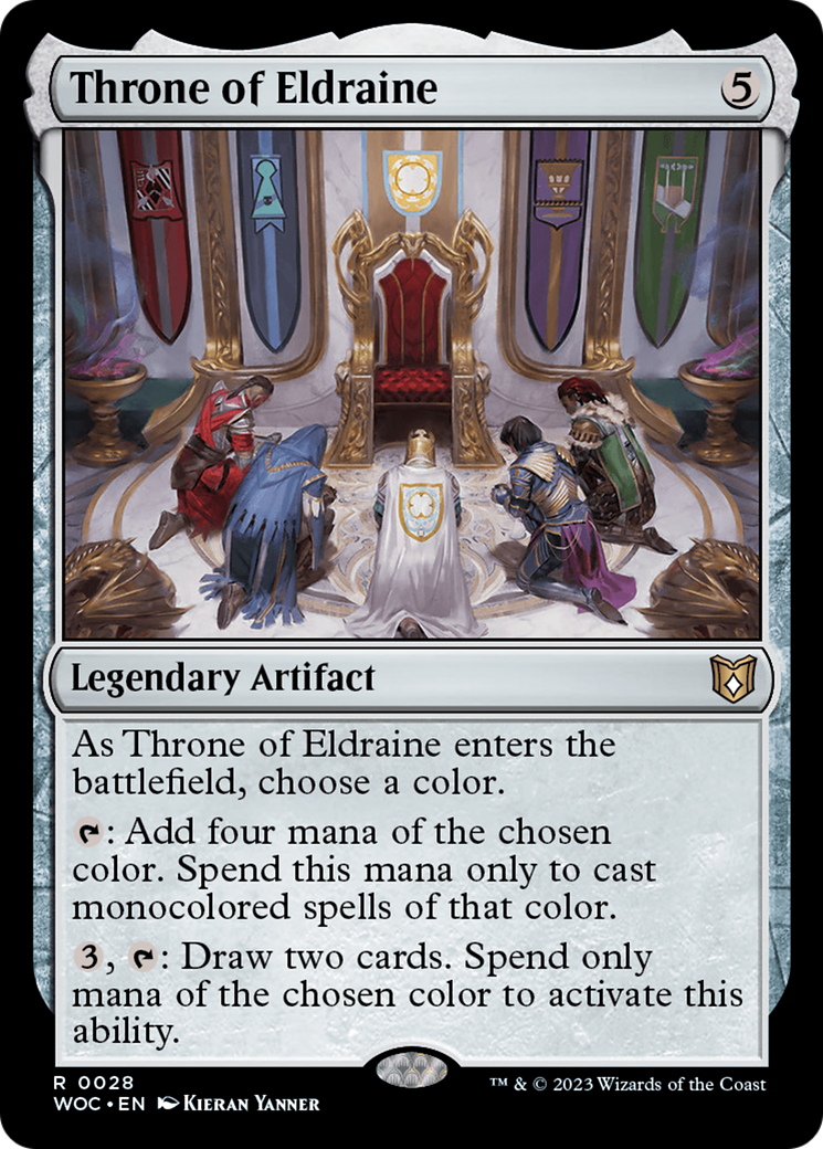 FOIL Throne of Eldraine (WOC-028) - Wilds of Eldraine Commander - Magic The Gathering