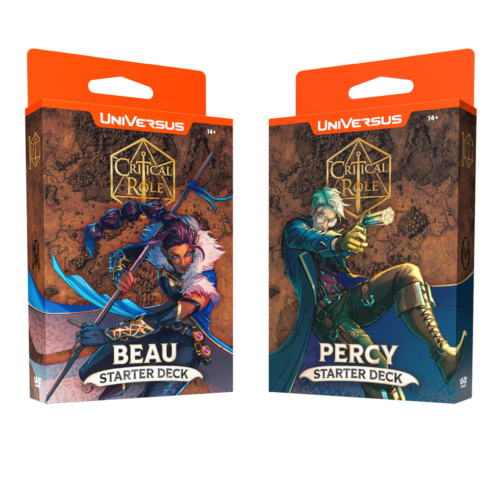 UniVersus: Critical Role: Heroes of Exandria - Percy Starter Deck - Ready to Play Character Deck, Deck-Building Battle Collectible Card Game, Licensed