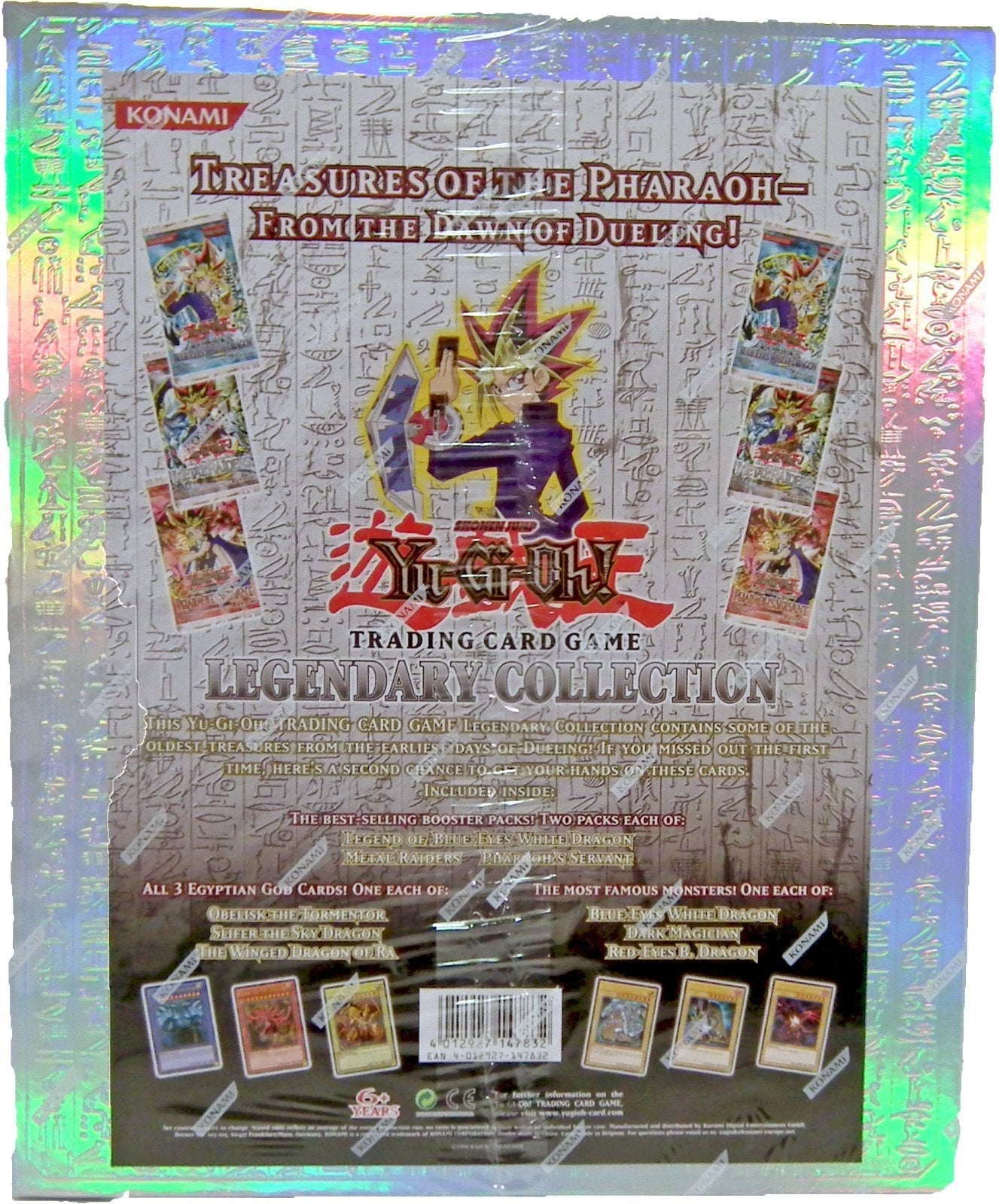 Yu-Gi-Oh Legendary Collection 10th Anniversary Special Pack with Egyptian-Style 3-Ring Binder