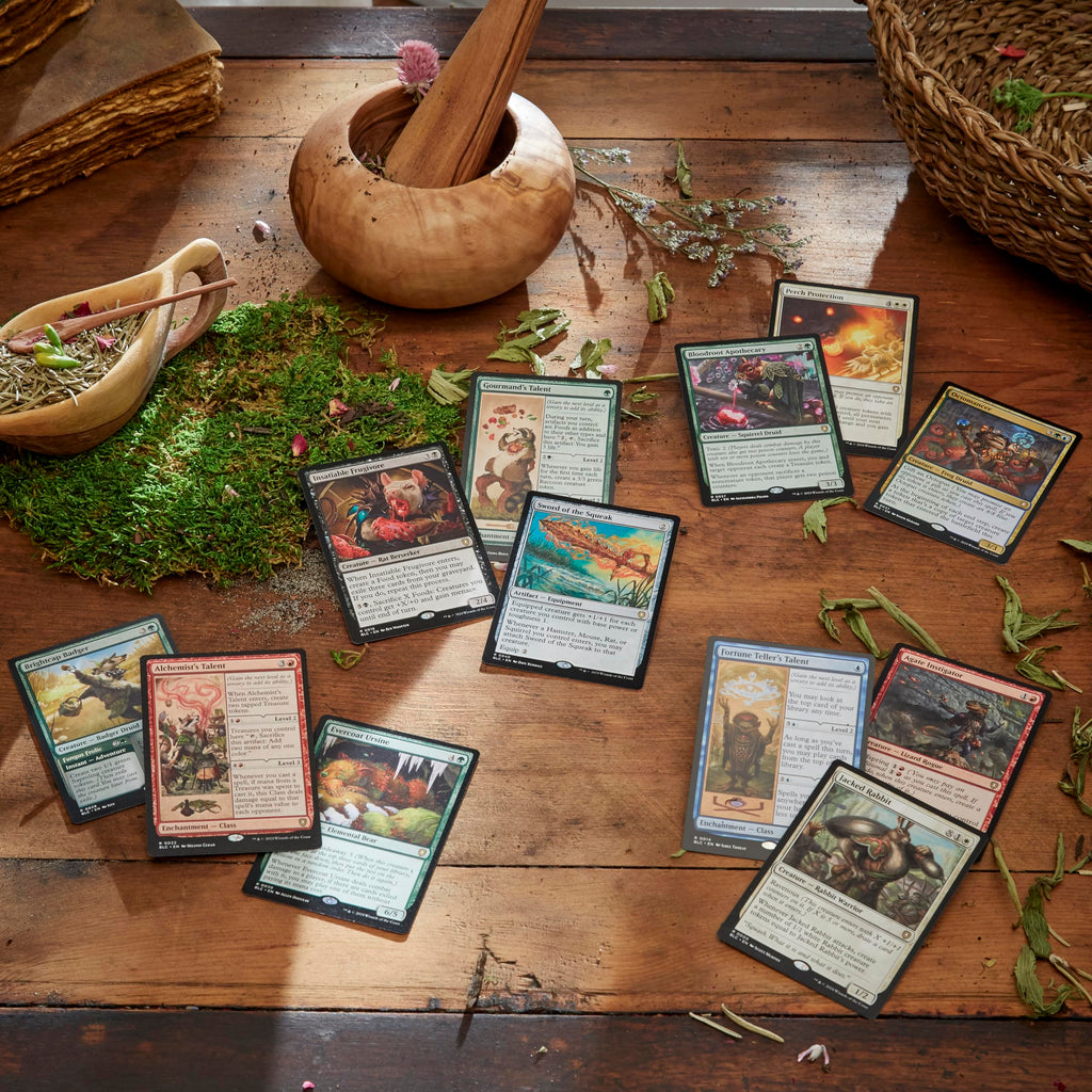 Magic: The Gathering Bloomburrow Commander Deck Bundle - Includes All 4 Decks (Animated Army, Family Matters, Peace Offering, and Squirreled Away)