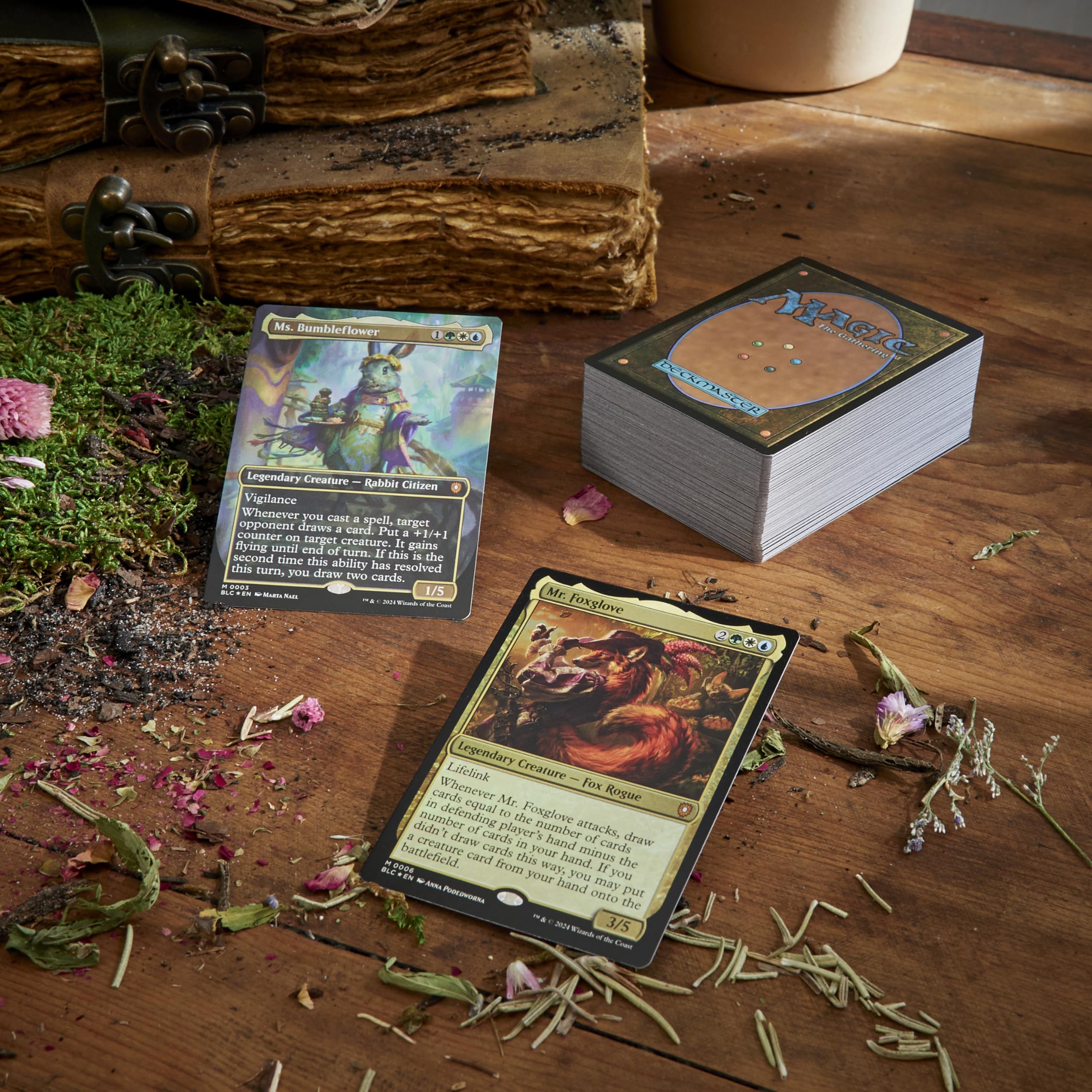 Magic: The Gathering Bloomburrow Commander Deck - Peace Offering (100-Card Deck, 2-Card Collector Booster Sample Pack + Accessories)