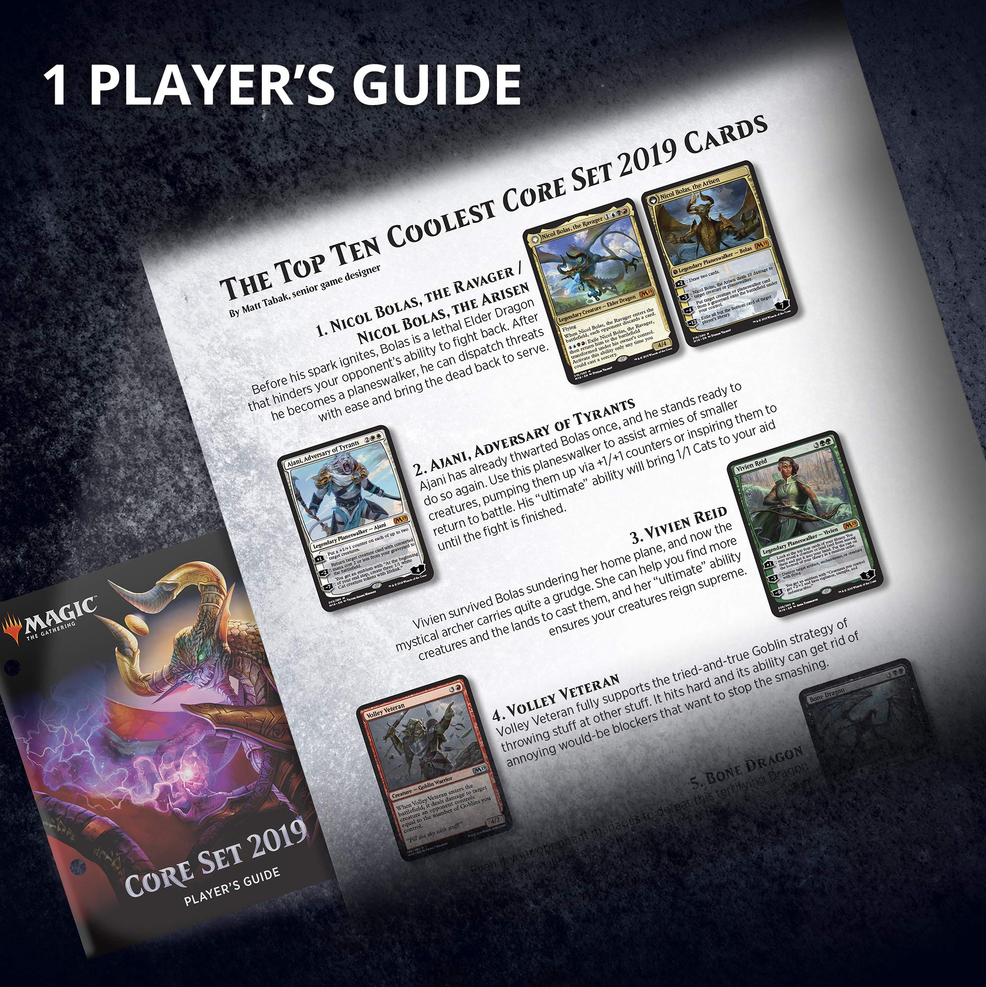 Magic: The Gathering Core Set 2019 Bundle | 10 Booster Packs | Accessories
