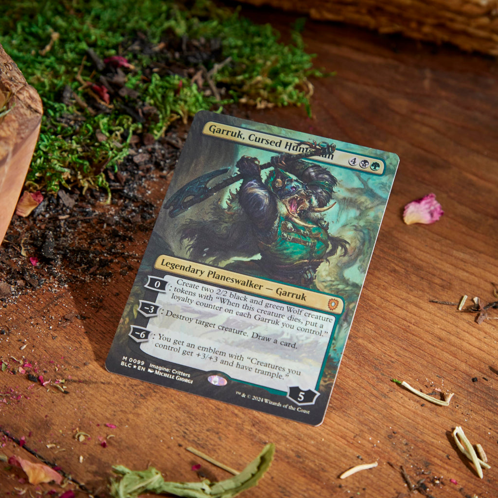 Magic: The Gathering Bloomburrow Commander Deck - Squirreled Away (100-Card Deck, 2-Card Collector Booster Sample Pack + Accessories)