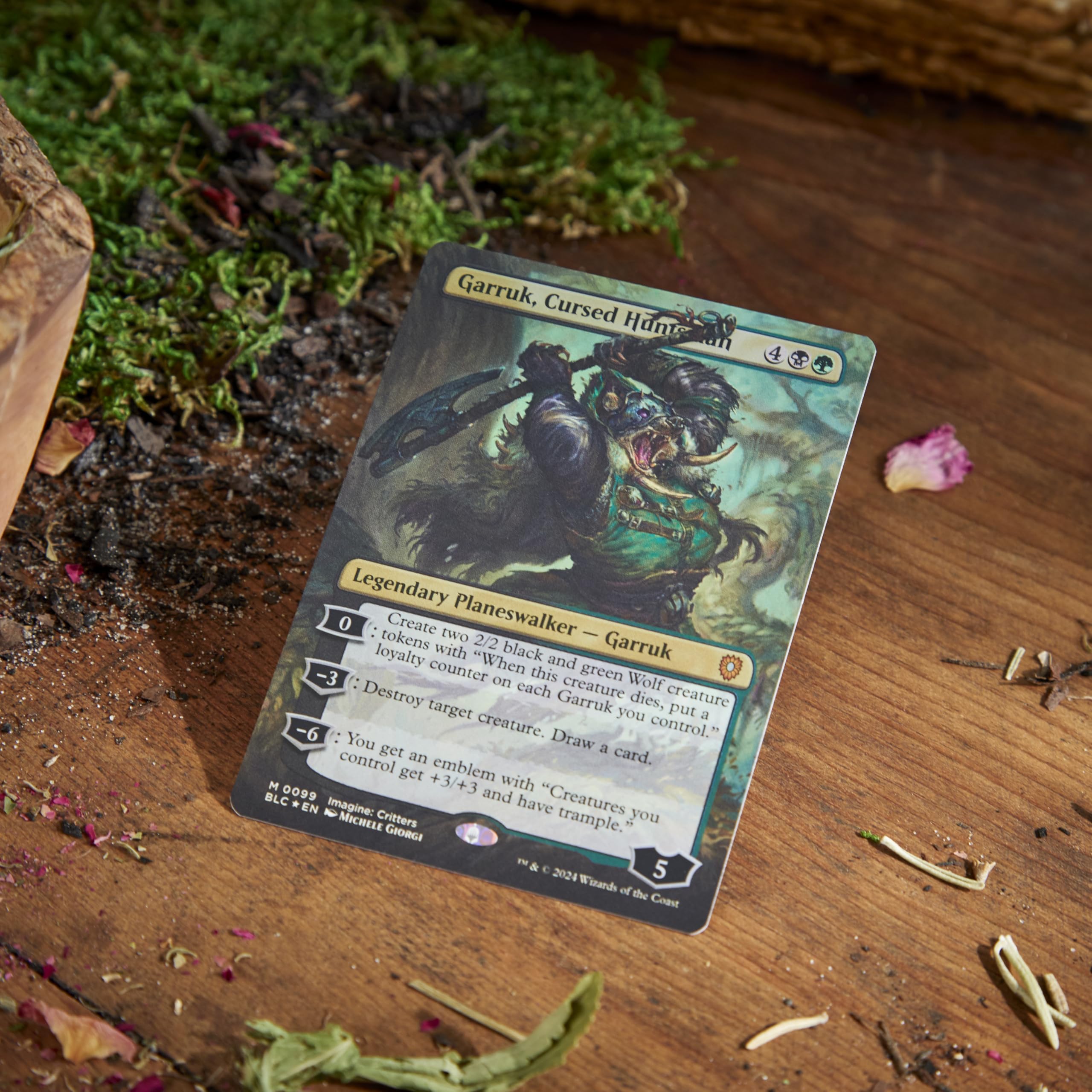 Magic: The Gathering Bloomburrow Commander Deck - Squirreled Away (100-Card Deck, 2-Card Collector Booster Sample Pack + Accessories)