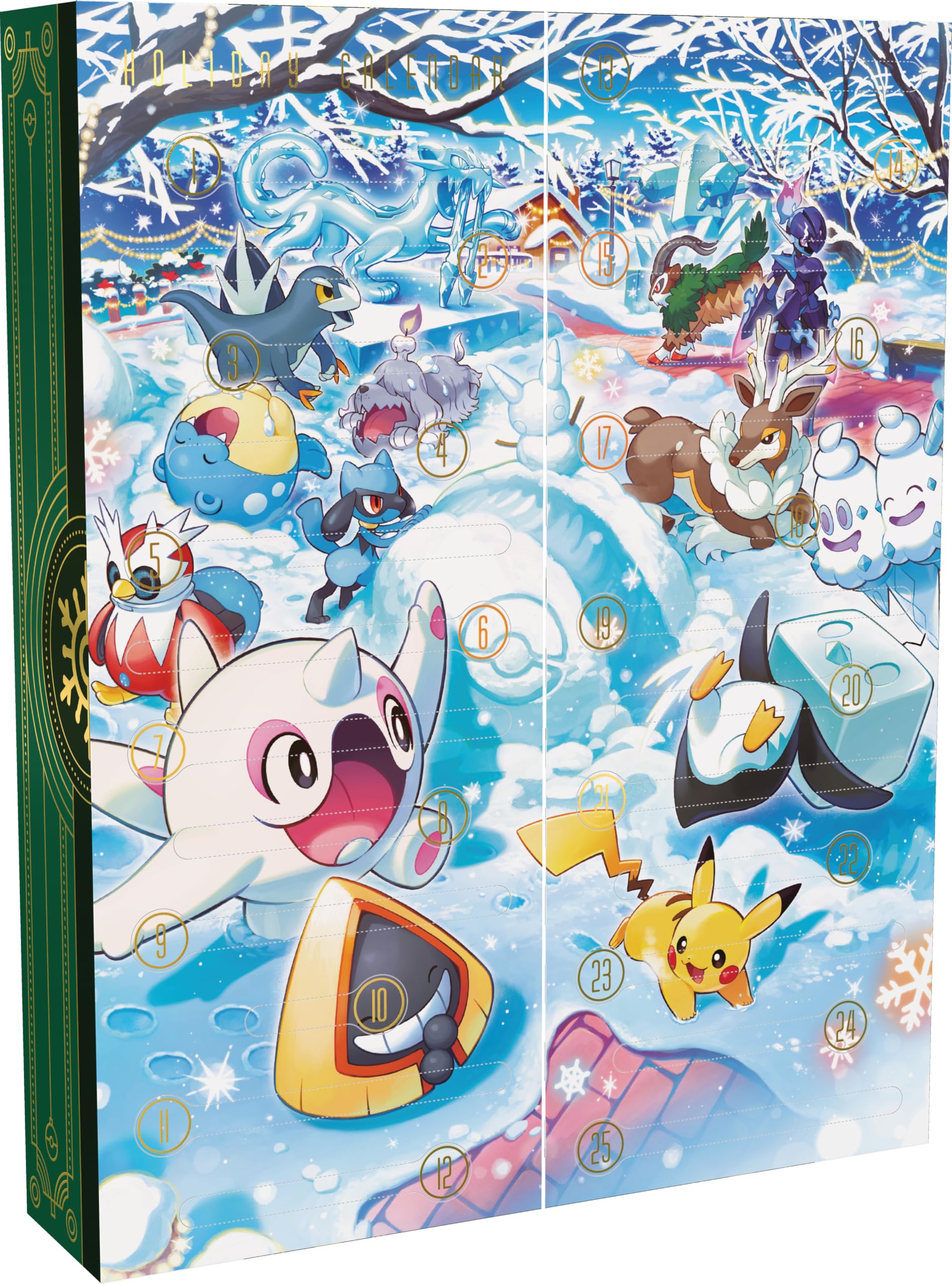 Pokémon TCG: Holiday Calendar (8 Foil Promo Cards, 5 Booster Packs & More)