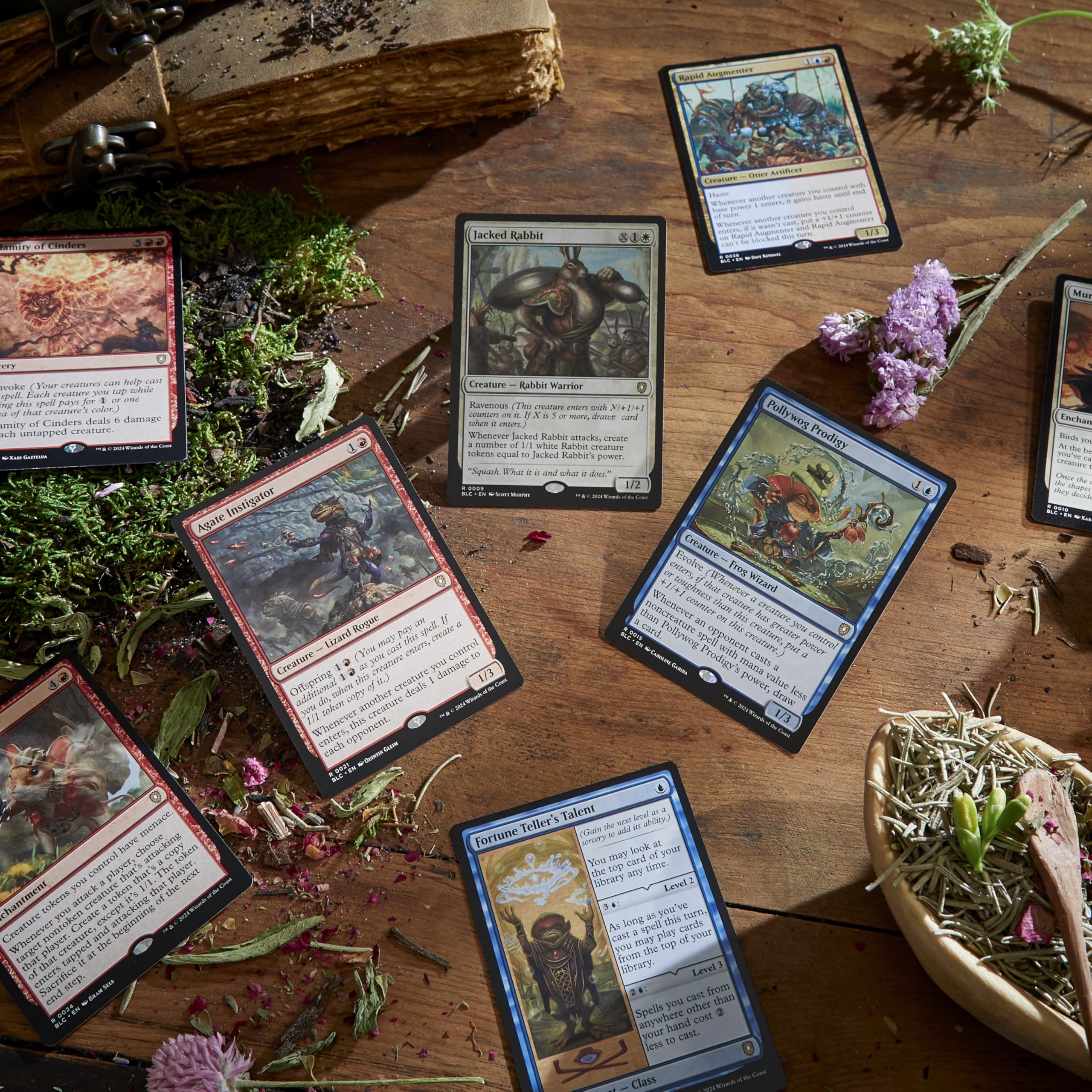 Magic: The Gathering Bloomburrow Commander Deck - Family Matters (100-Card Deck, 2-Card Collector Booster Sample Pack + Accessories)