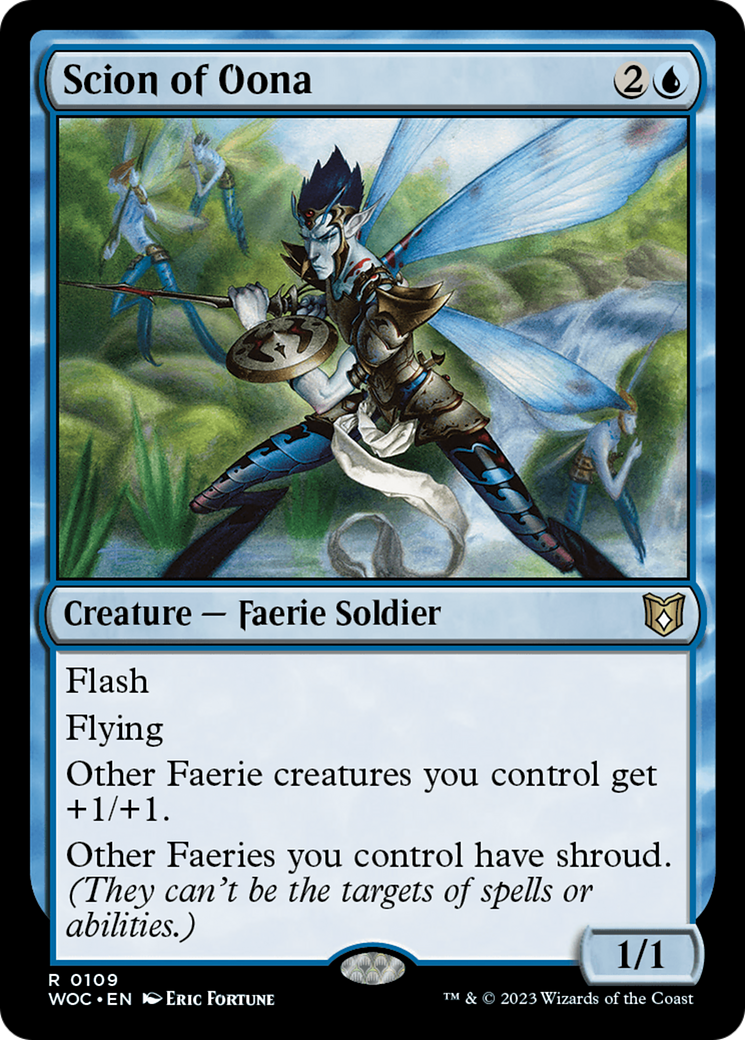 Scion of Oona (WOC-109) - Wilds of Eldraine Commander - Magic The Gathering