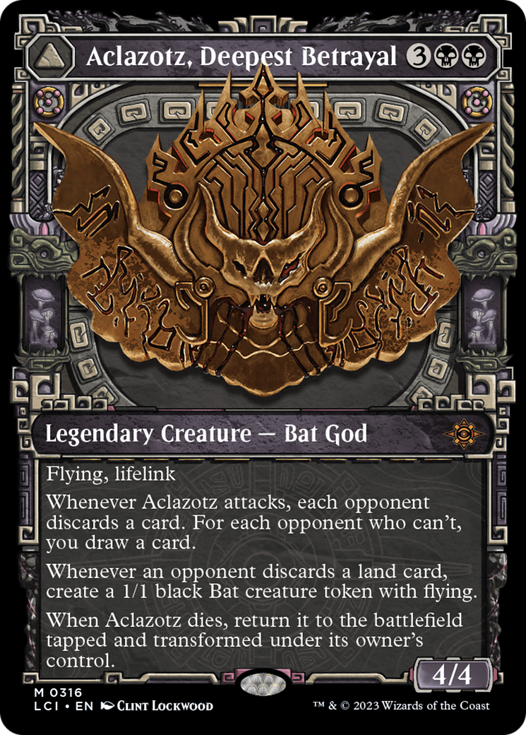 FOIL Aclazotz, Deepest Betrayal (Showcase) (LCI-316) - The Lost Caverns of Ixalan - Magic The Gathering
