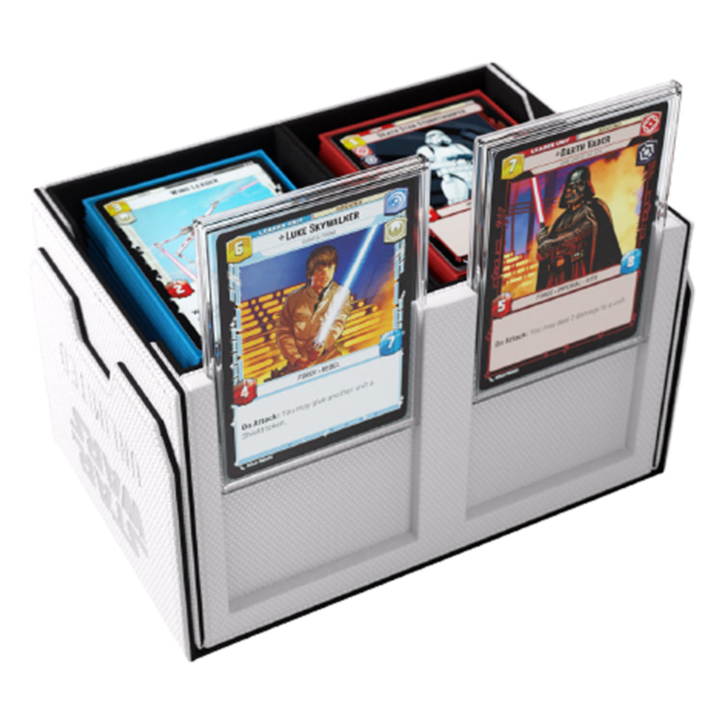 Gamegenic Star Wars Unlimited Double Deck Pod - White/Black