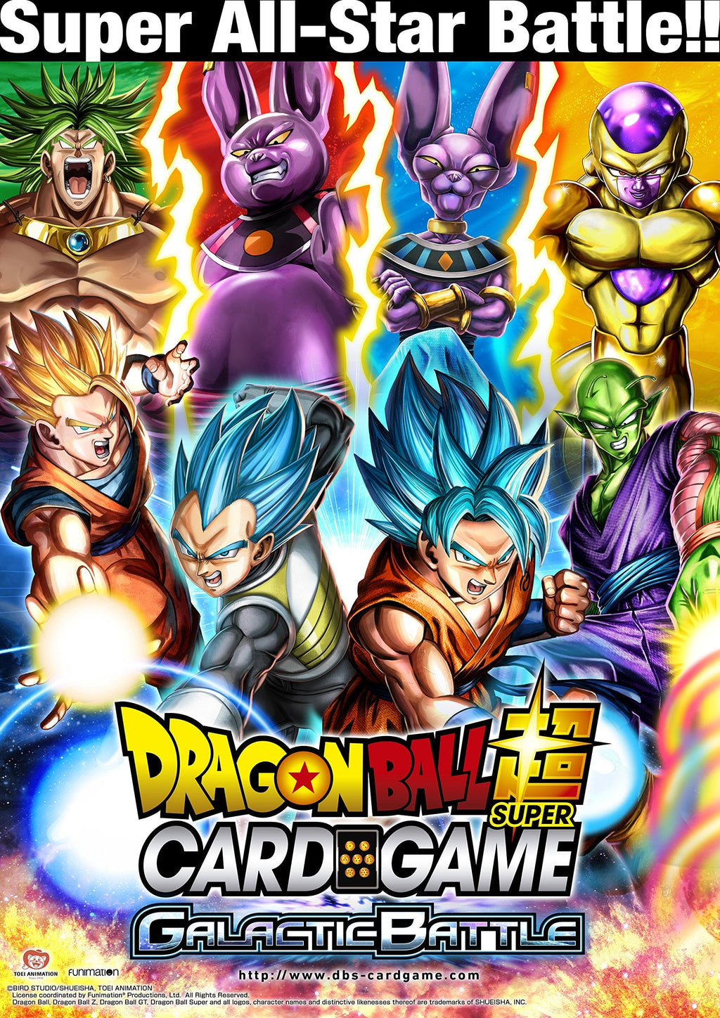 Dragon Ball Super Trading Card Game Series 1 Galactic Battle Booster Box DBS-B01 [24 Packs]