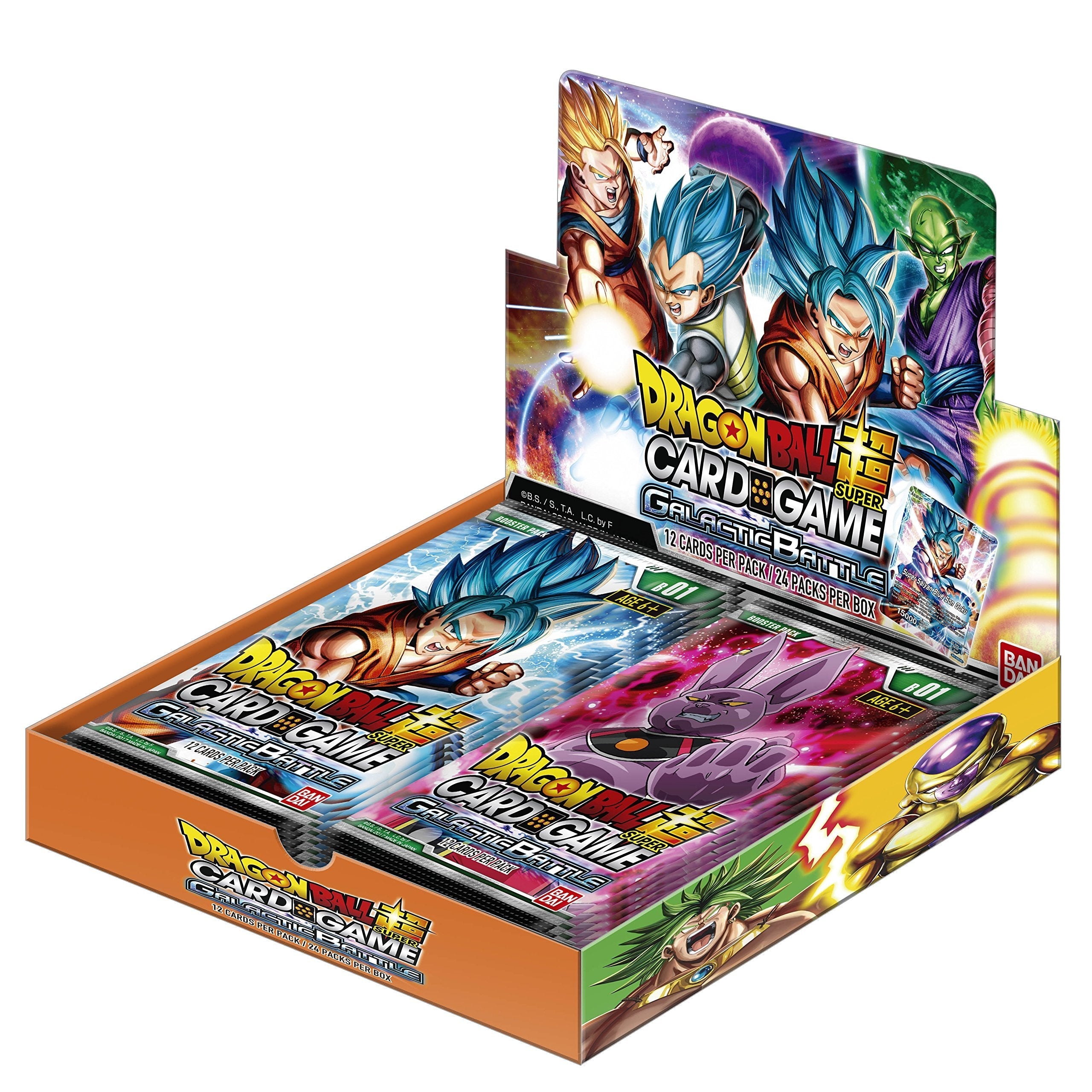 Dragon Ball Super Trading Card Game Series 1 Galactic Battle Booster Box DBS-B01 [24 Packs]