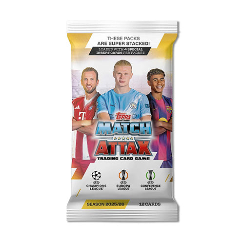 Match Attax UEFA Club Competitions 2025/2026 Edition Trading Cards Booster Box