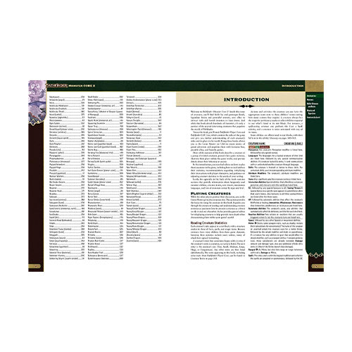 Pathfinder 2nd Edition RPG ORC Monster Core 2