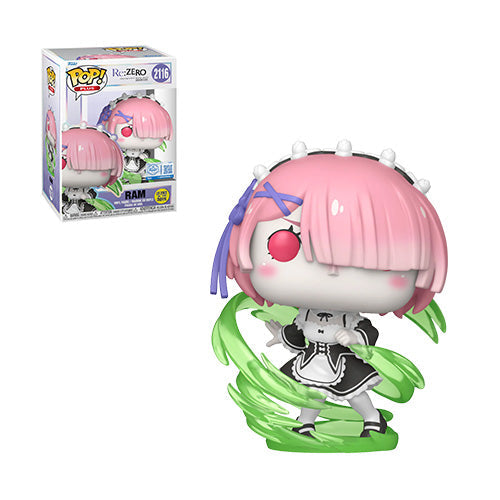 Re:Zero Starting Life in Another World - Ram (Wind Magic) Glow Pop! Plus