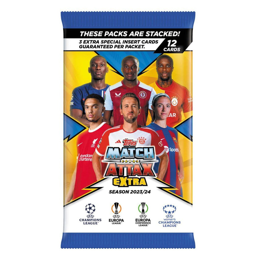 UEFA Match Attax EXTRA Champions League 2023/2024 Edition Trading Card Booster Box Display