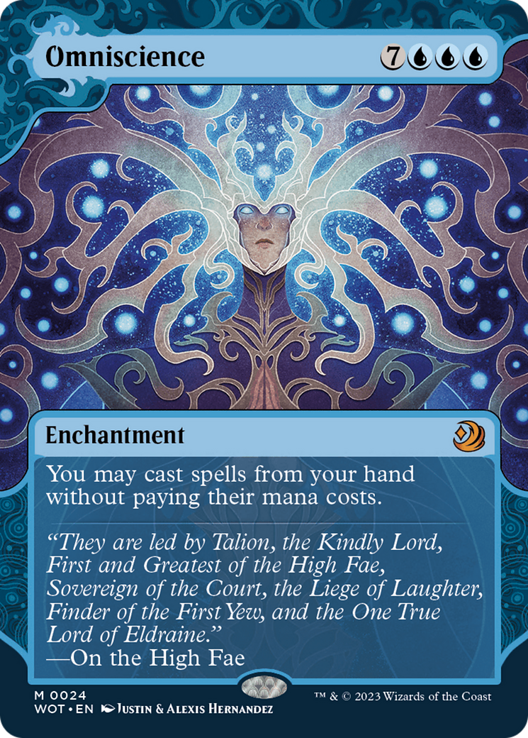 Omniscience (WOT-024) - Wilds of Eldraine: Enchanting Tales - Magic The Gathering