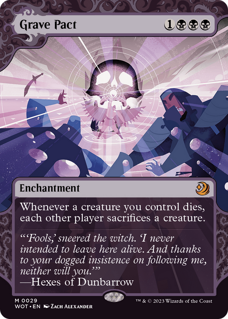 FOIL Grave Pact (WOT-029) - Wilds of Eldraine: Enchanting Tales - Magic The Gathering