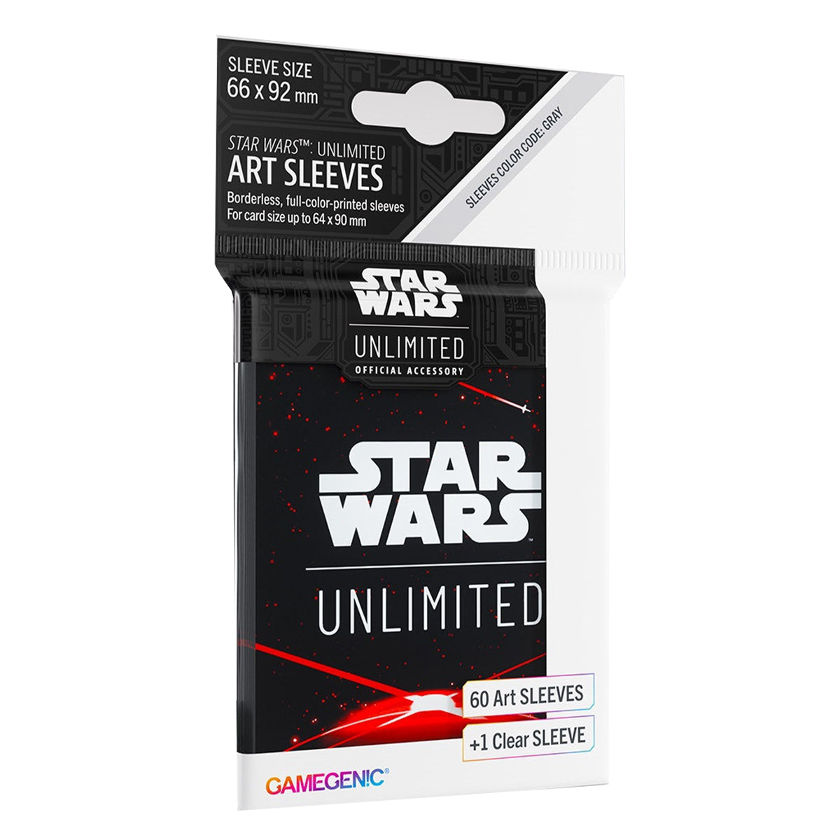 Gamegenic Star Wars Unlimited Art Sleeves - Space Red