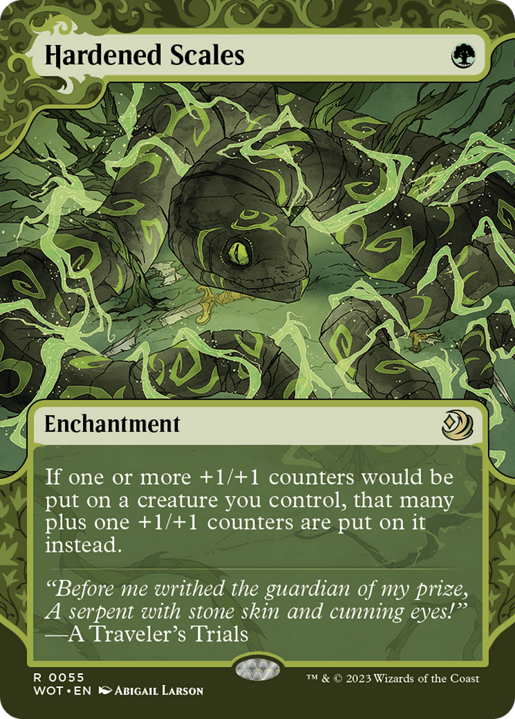 FOIL Hardened Scales (WOT-055) - Wilds of Eldraine: Enchanting Tales - Magic The Gathering