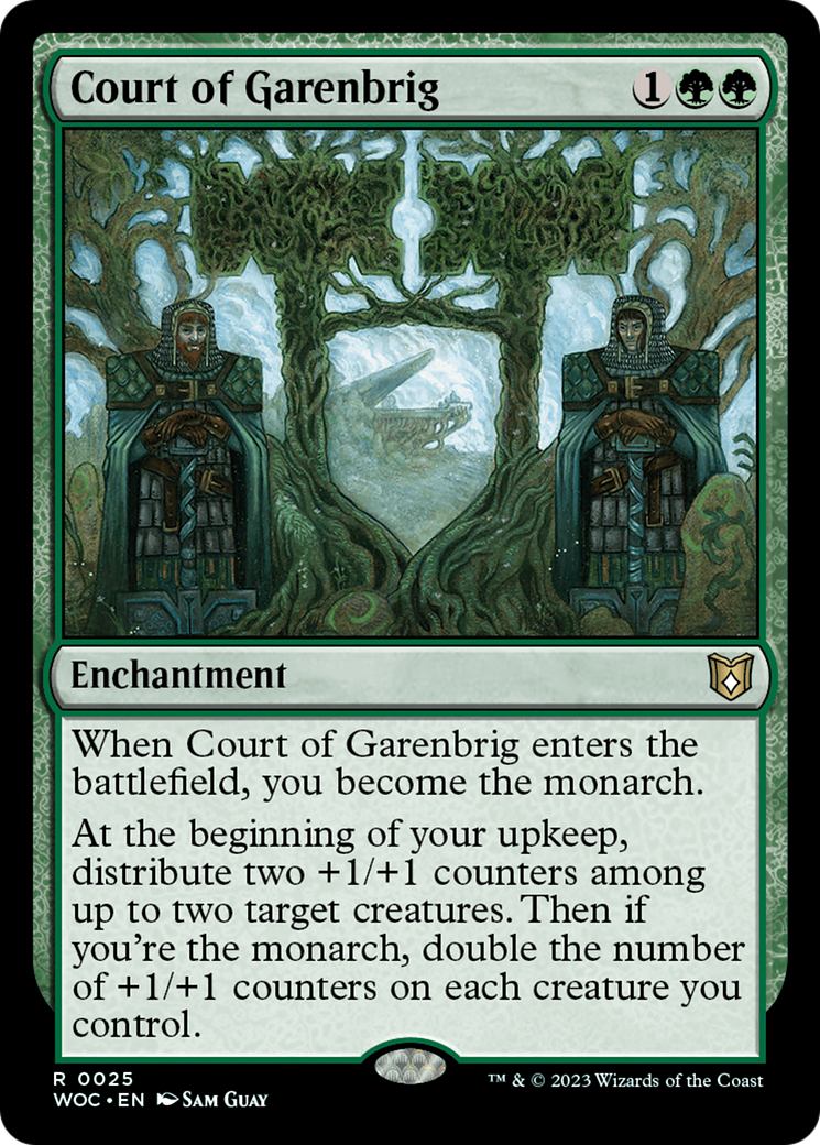Court of Garenbrig (WOC-025) - Wilds of Eldraine Commander - Magic The Gathering
