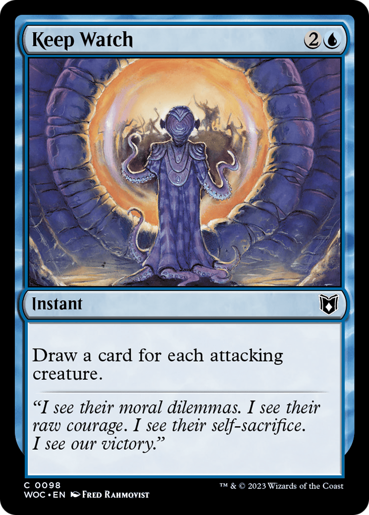 Keep Watch (WOC-098) - Wilds of Eldraine Commander - Magic The Gathering