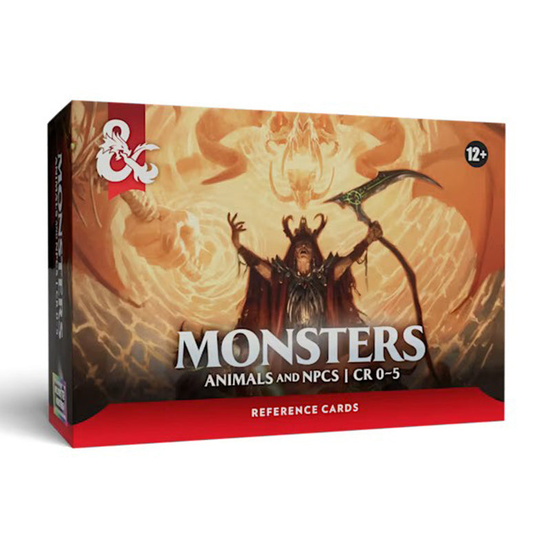 D&D Monsters Animals and NPCs Reference Cards