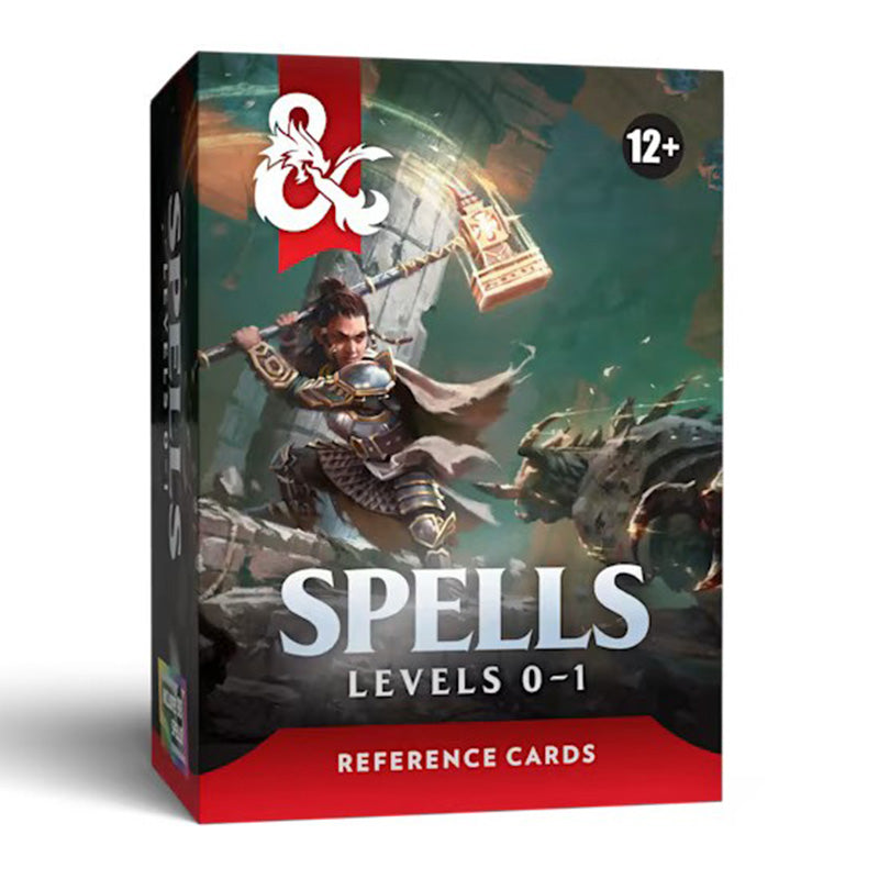 D&D Spells Levels 0-1 Reference Cards