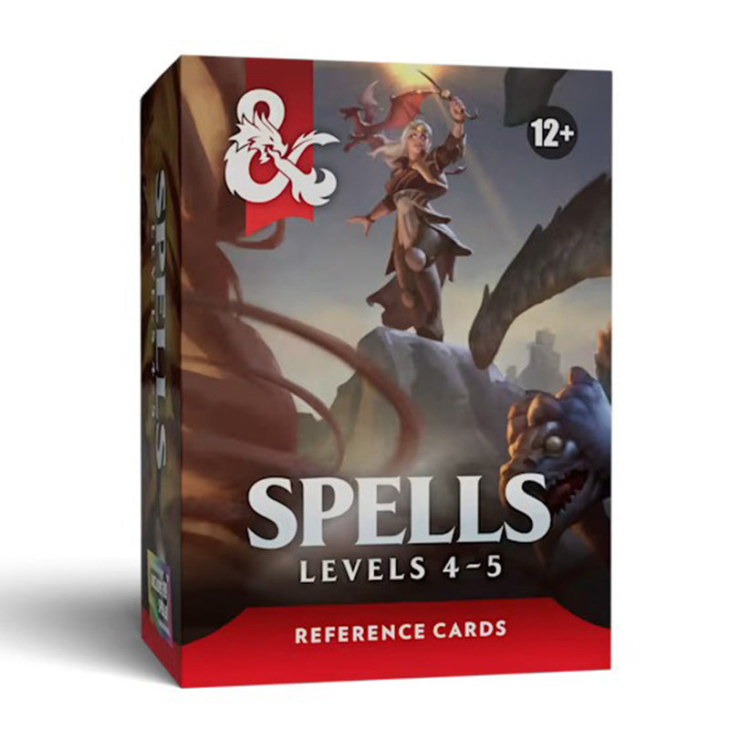 D&D Spells Levels 4-5 Reference Cards
