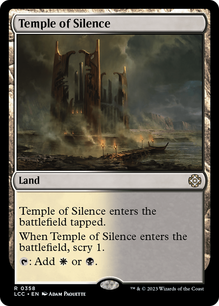 Temple of Silence (LCC-358) - The Lost Caverns of Ixalan Commander - Magic The Gathering