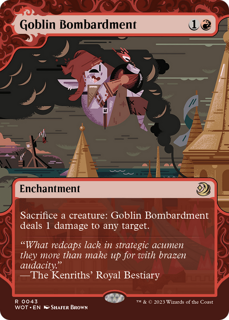 Goblin Bombardment (WOT-043) - Wilds of Eldraine: Enchanting Tales - Magic The Gathering