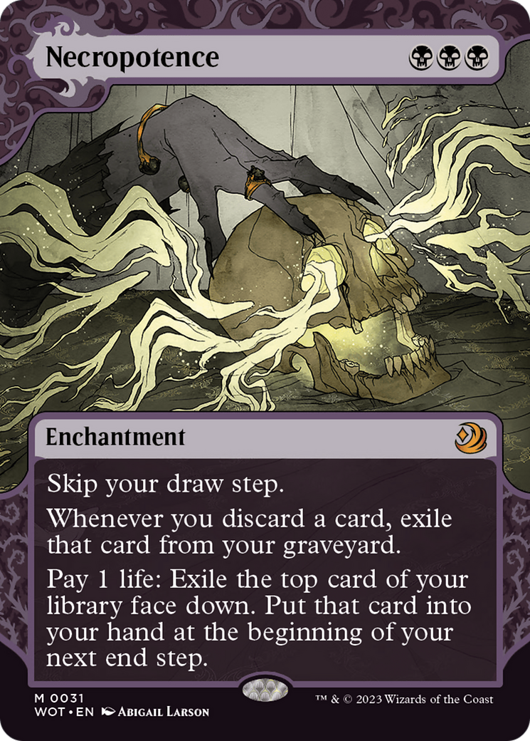 Necropotence (WOT-031) - Wilds of Eldraine: Enchanting Tales - Magic The Gathering