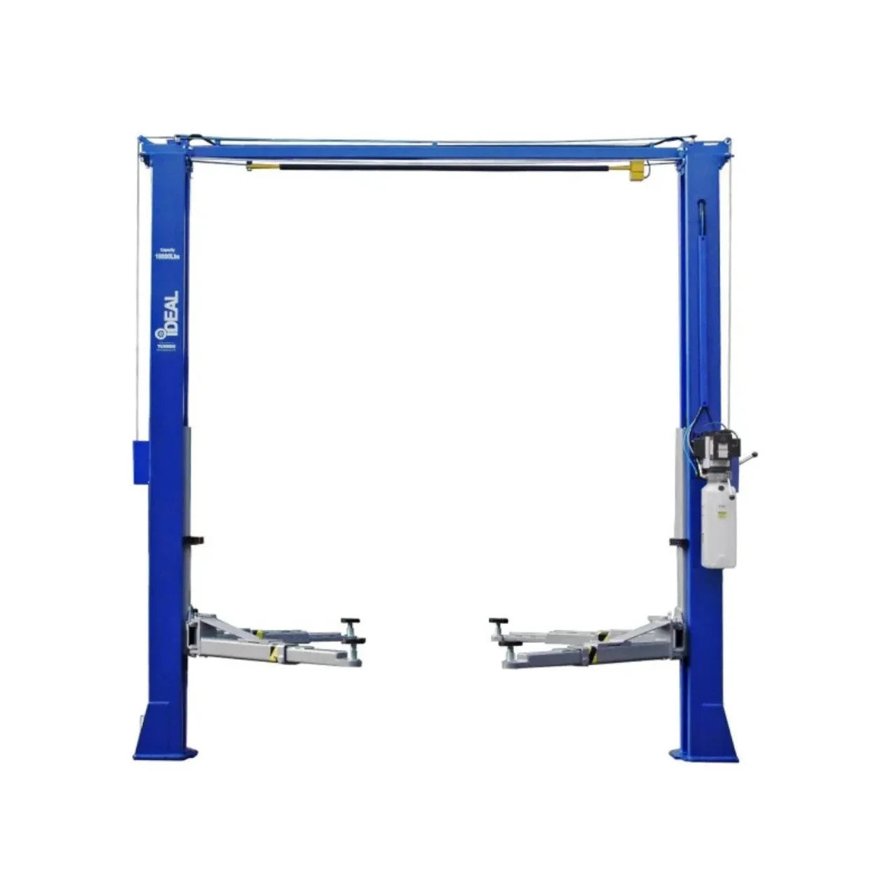iDEAL TP10KAC-DX 10,000 Lb Two Posts Clear Floor BI-symmetrical Lift – Ali Certified