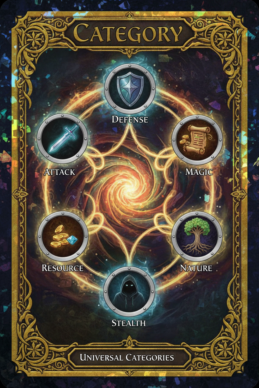 TCG Category Card